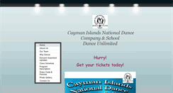 Desktop Screenshot of danceunlimitedcayman.com